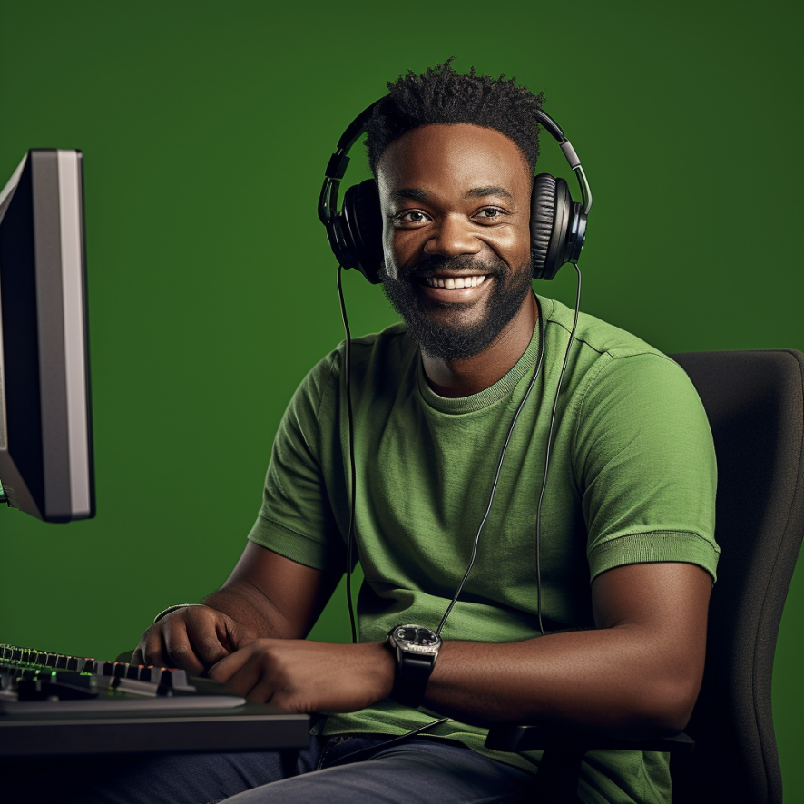 anamohallem_black_male_38_years_old_smiling_looking_at_computer_8ec968b4-b48f-4c77-ba6f-30e696b005b7-1